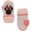 Detské rukavice GAP, BABY ružová,čierna M/L