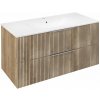 Sapho CIRASA STRIP umývadlová skrinka 99,8x52x46cm, dub alabama CR100-2322