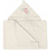 Baby Matex Froté osuška s kapucí MAXI Junior 140x70 krémová
