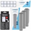 3x Filter vody Wessper pre Krups + Odvápňovač F054 + Čistiace tablety