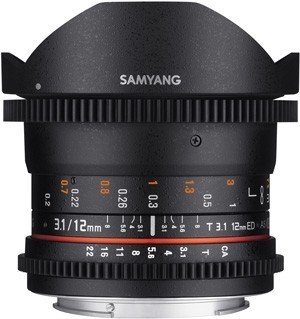 Samyang 12mm T3.1 VDSLR ED AS NCS FishEye MFT