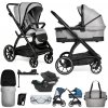 MUUVO SET Kočík 4v1 Trick set Iron graphite + CYBEX Aton B2 i-Size + základňa VP-F188569