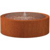 ADEZZ Cortenový stôl na vodu okrúhly 120x40 cm