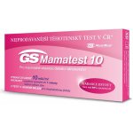 Toto je absolútny víťaz porovnávacieho testu - produkt GS Mamatest 10 tehotenský test 2 ks. Tu zaobstaráte GS Mamatest 10 tehotenský test 2 ks nejvýhodněji!