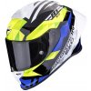 SCORPION prilba EXO-R1 EVO II AIR Valere black/blue/neon yellow - S