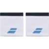 Potítko Babolat Logo Wristband 2P - white/drive blue - Biely