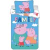 Jerry Fabrics Obliečky do postieľky 100x135 + 40x60 cm – Prasiatko Peppa 