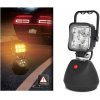 Núdzová prenosná nabíjateľná 1800 mAh LED lampa - Pracovné svetlo s magnetom 15W + IP65