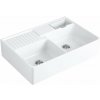 Villeroy & Boch Keramický drez 90x63 cm, CeramicPlus, alpská biela 632391R1