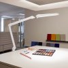 Stolová LED lampa MAULcraft, biela, 52 cm, podstavec s objímkou, stmievateľné - 8205302