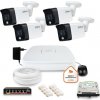 DAHUA zostavy Dahua IP monitorovacia sada 4 rohových kamier 6Mpx Disk 1TB