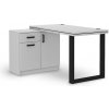 Wilsondo Písací stôl s komodou Malta 140 - sivá