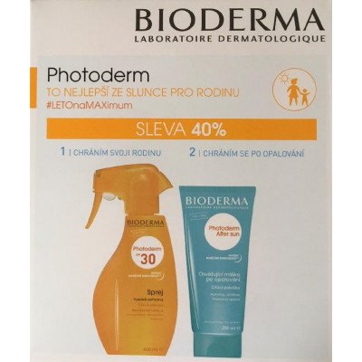 Bioderma Photoderm Family SPF 30 400 ml + Photoderm After sun 200 ml  darčeková sada od 33,95 € - Heureka.sk