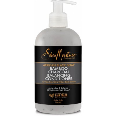 Shea Moisture African Black Soap Bamboo Charcoal Deep Balancing Conditioner 384 ml