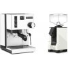 Rancilio Silvia BC, white + Eureka Mignon Silenzio, BL white