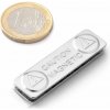 Magnetická menovka obdĺžniková, kov + magnet