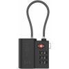 FIXED Tag Lock smart lokátor v štýle zámku na kód s podporou Find My a TSA na uchytenie na kufor - čierny FIXTAG-LC-BK - možnosť vrátiť tovar ZADARMO do 30tich dní