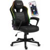 Herné kreslo Huzaro Force 2.5 RGB Mesh, tkanina čierna
