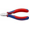 Knipex Bočné štiepacie kliešte na elektroniku, viaczložkové návleky, 115 mm