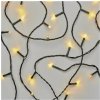 EMOS SK s.r.o. Lighting LED vianočná reťaz, 2,8 m, 3x AA, vonkajšia aj vnútorná, teplá biela, časovač - D4FW01