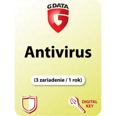 G Data Antivirus 3 lic. 12 mes.