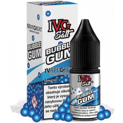 IVG E-Liquids Salt Bubblegum 10 ml Síla nikotinu: 20mg