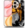Picasee silikónový prehľadný obal pre Honor 400 5G - Black Gold