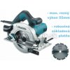 MAKITA HS6601 + pílový kotúč, paralelný doraz, adaptér na odsávanie - kvalitná kotúčová píla s prierezom až 55mm