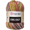 YarnArt Jeans Crazy 7206 Ružová, zelená, sivá
