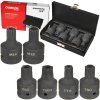 Sada úderových hlavíc TORX + SPLINE 3/4