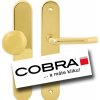 COBRA TITAN PREKRYTKA Povrch: OLV - mosadz leštená lesklá, Rozteč: 92 mm, Prevedenie: PZ LI (kľučka ľavá/guľa)