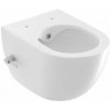 Ravak WC bidet Uni Chrome Rimoff 355 x 510 x 350 mm závesné Biele+cleaner chrome X01912