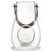 Sklenený lampáš Design With Light Clear 16,5 cm
