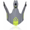 Acerbis šilt prilby acerbis x-pro vtr/steel carbon šedá/žltá