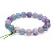 Nefertitis Fluorit Budha náramok 10 mm NF31285 - obvod cca 18 až 23 cm