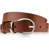 Brødrene Dámsky kožený opasok 90 cm | hnedá O-OPD25/BROWN90