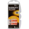 Batérie Duracell Activair 13 do načúvacích prístrojov 6 ks