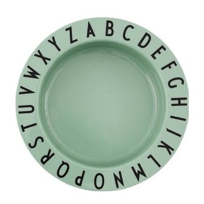 Zelený Design Letters Eat & Learn 15,5 cm