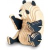 Woodcraft Drevené 3D puzzle panda