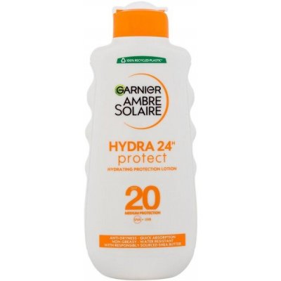 Garnier Ambre Solaire Hydra 24H Protect (U) 200ml, Opaľovací prípravok na telo SPF20