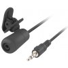 Mikrofón Natec Bee, držiak na klip, 3,5 mm jack, 1,8 m NMI-1351