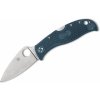 Spyderco C262PBLK390 LeafJumper Blue Lightweight vreckový nôž 7,8 cm, modrá, FRN
