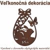 Veľkonočné vajíčko na zavesenie 17 Tmavá