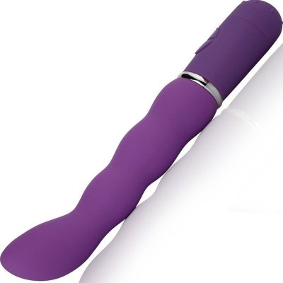 Sensual Vibrátor Fantasy bliss curved 21 cm fialová