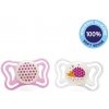 Chicco Physio Light upokojujúce svietiace 2ks ružová/modrá