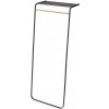 Vešiak s poličkou Yamazaki Tower 7079, v.160cm, čierny
