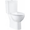 Grohe Bau Ceramic WC kombi set 3v1 s nádržkou a sedátkom SoftClose, rovný odtok, alpská biela 39347000