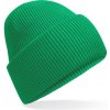 Beechfield Čepice Recycled B385R s manžetou, pletená COT53385R52099-kelly green UNI Zelená kelly