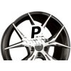 KESKIN KT19 8x18 5x112 ET30 black front polished
