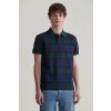 POLOKOŠEĽA GANT JACQUARD SS POLO TARTAN GREEN